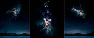 EUFONÍA de la Constelación de ACUARIO. Fotografía digital nocturna y acuática. Configuración y retoque digitales thumb