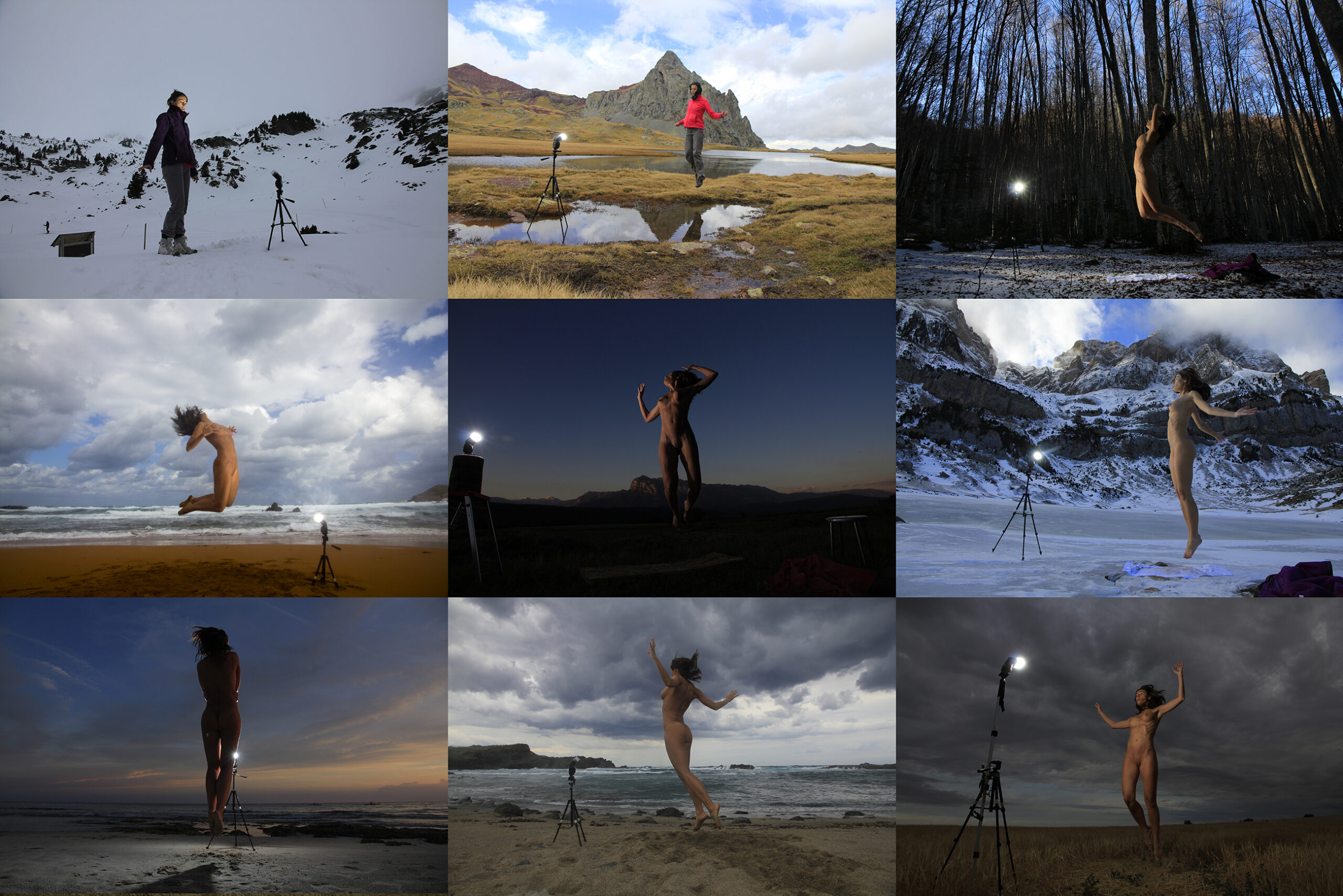 Fotos de Making of del proyecto “Sinapsis”, 2013, 2014, 2015